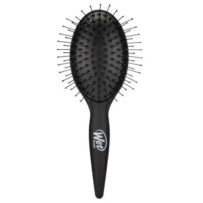 WETBRUSH EASY BLOWOUT BRUSH DETANGLE, BLOW-DRY & HEAT STYLE plaukų šepetys džiovinimui, juodas
