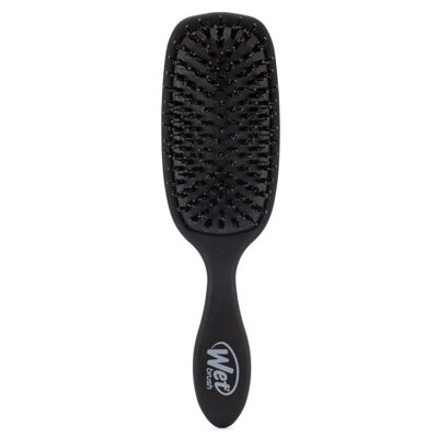 WetBrush MENS'S SHINE ENHANCER BOAR BRISTLE BRUSH šepetys vyrams, juodas