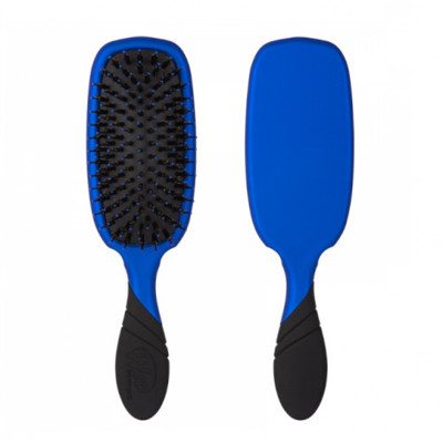 WETBRUSH PRO SHINE ENHANCER plaukų šepetys su šerno šereliais, mėlynas