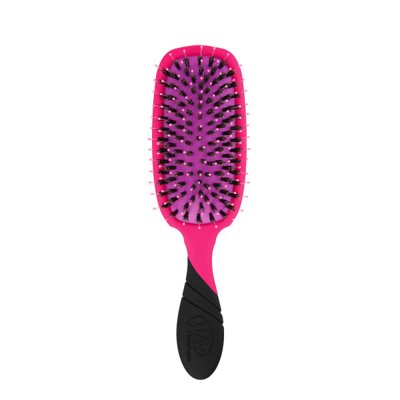 WetBrush PRO SHINE ENHANCER plaukų šepetys su šerno šereliais, rožinis