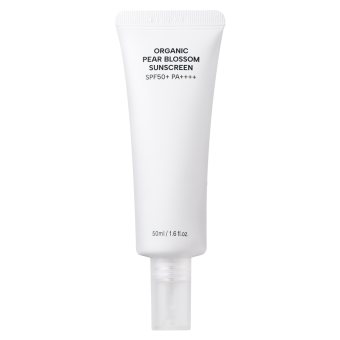 WHAMISA Organic Pear Blossom SPF 50+ apsauginis kremas, 50 ml