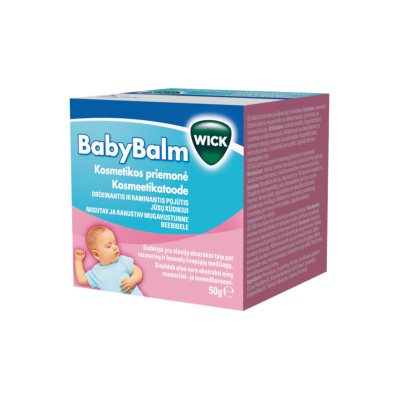 Wick BabyBalm balzamas kūdikiams nuo 6 mėn., 50 g