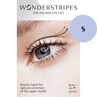 WONDERSTRIPES akių vokus pakeliančios juostelės, S dydžio, 64 vnt