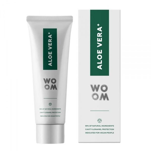 WOOM dantų pasta ALOE VERA+, 75 ml
