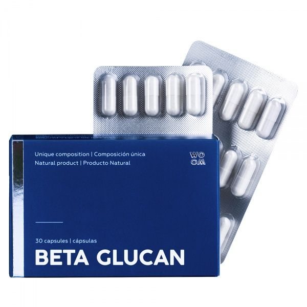 WOOM maisto papildas BETA GLUCAN, 30 kaps.