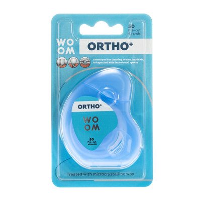 WOOM ORTHO+, dantų siūlas, 30 m