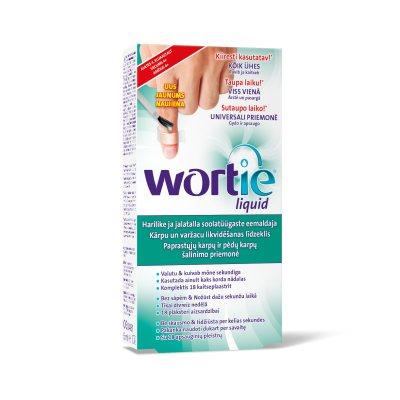 WORTIE LIQUID paprastųjų karpų ir pėdų karpų šalinimo priemonė, 5 ml