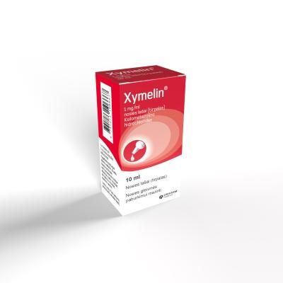 Xymelin 1 mg/ml nosies lašai, 10 ml