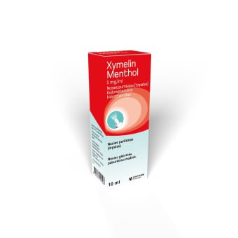 XYMELIN MENTHOL nosies purškalas, 1 mg / ml, nosies purškalas (tirpalas), N1, 10 ml