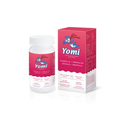 YOMI guminukai EŽIUOLĖ + PROPOLIS N60