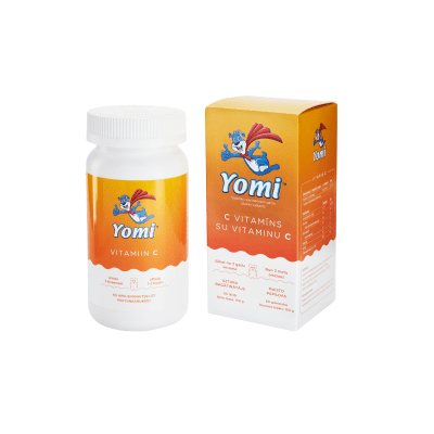 YOMI guminukai su VITAMINU C N60