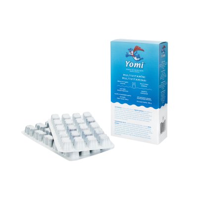 YOMI kramtomosios tabletės MULTIVITAMINAI N60
