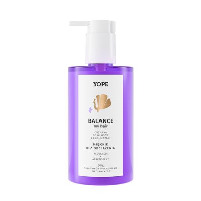 YOPE “BALANCE” balansuojantis kondicionierius riebiai odai su emolientais, ., 300 ml