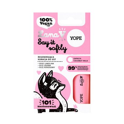 YOPE “Lana V” regeneruojantis lūpų balzamas “Say it softly”, ., 5 g