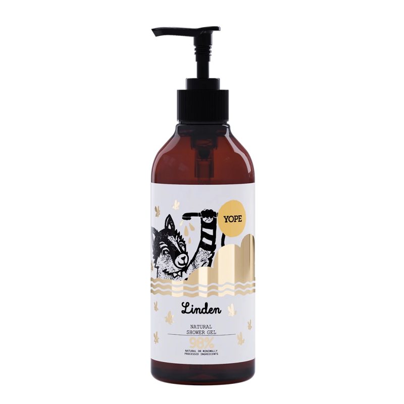 YOPE natūr. dušo želė Liepa, Vnt, 400 ml