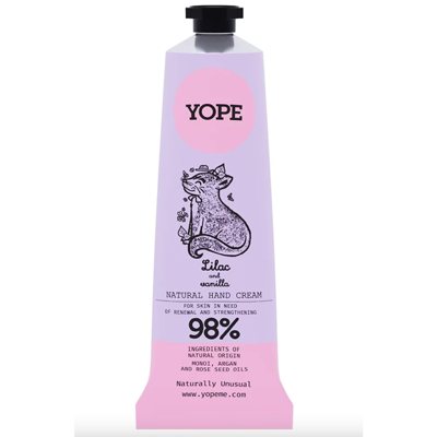 YOPE Natūralus rankų kremas, Alyvos ir vanilė, ., 50 ml