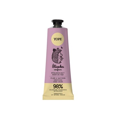 YOPE Natūralus rankų kremas, Slyva ir šafranas, ., 50 ml