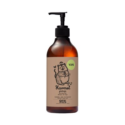 YOPE Natūralus rankų muilas, Karamelė ir pistacijos, ., 500 ml