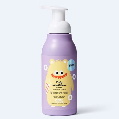 YOPE Putų konsistencijos prausiklis vaikams “Vaniliniai ledai”, ., 400 ml