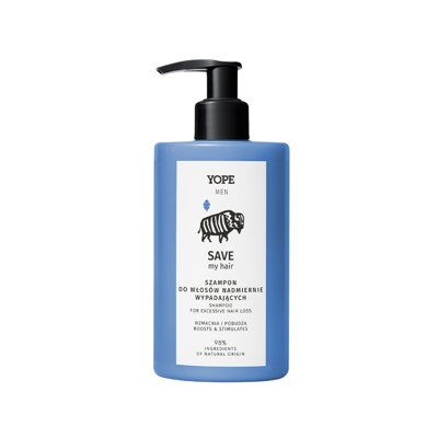 YOPE “SAVE MY HAIR” Šampūnas vyrams nuo plaukų slinkimo, ., 300 ml