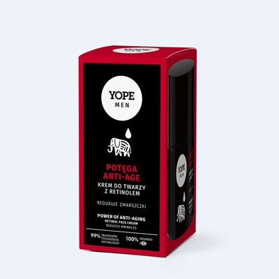 YOPE Veido kremas vyrams su retinoliu "Anti-age", ., 50 ml