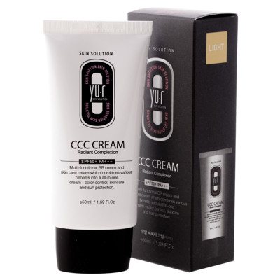 Yu.r Skin Solution Korekcinis CCC veido kremas SPF50+ PA+++, Light, ., 50 ml