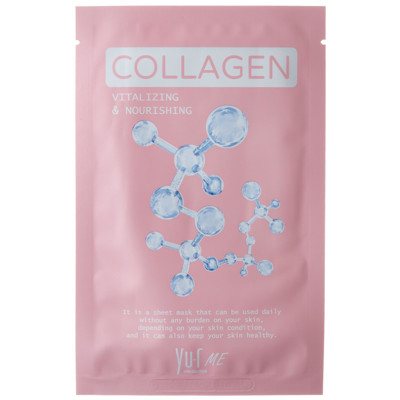 Yu.r Skin Solution Me lakštinė veido kaukė su kolagenu, 1 vnt., 25 g