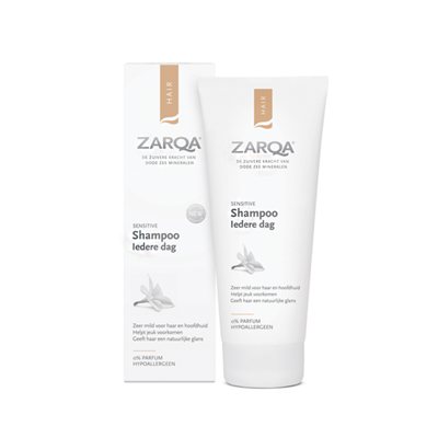 ZARQA SENSITIVE ŠAMPŪNAS KASDIENEI PLAUKŲ PRIEŽIŪRAI, 200 ml