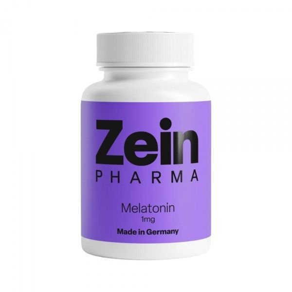 ZEIN PHARMA maisto papildas MELATONINAS 1 mg, 50 kaps.