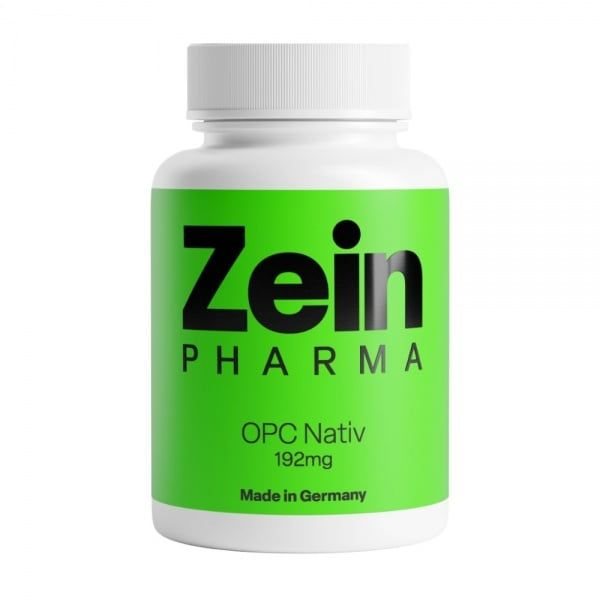 ZEIN PHARMA maisto papildas OLIGOMERINIAI PROANTOCIANIDINAI OPC NATIVE 192 mg, iš vynuogių sėklų, 60 kaps.