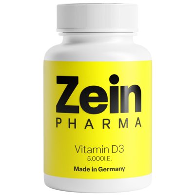 ZEIN PHARMA, Vitaminas D3, 5000 TV, 90 kapsulių