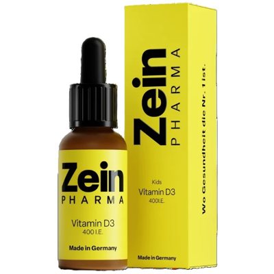 ZEIN PHARMA, Vitaminas D3 vaikams, geriamieji lašai, 400 TV, 10 ml