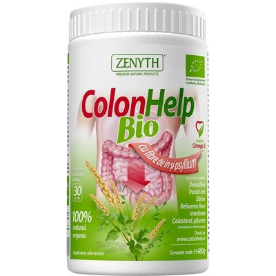 ZENYTH, COLON HELP BIO. Maisto papildas, ekologiškas, 480 g