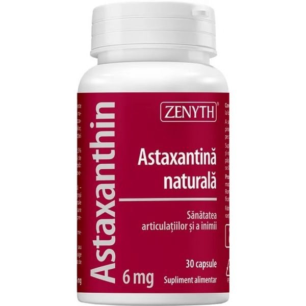 ZENYTH maisto papildas ASTAKSANTINAS 6 mg, 30 kaps.