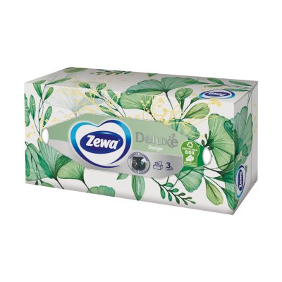 ZEWA Deluxe vienkartinės nosinaitės, 3 sluoksnių, N90