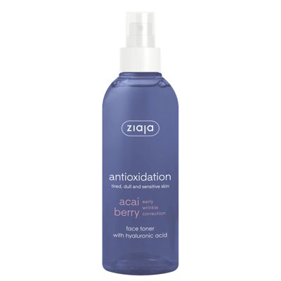 ZIAJA Acai uogu veido tonikas su hialurono rūgštimi, 200 ml
