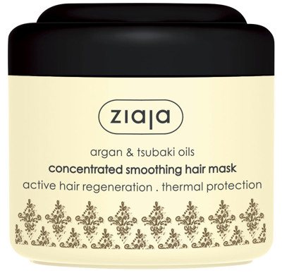 ZIAJA argano ir japoninės kamelijos aliejų koncentruota plaukus glotninanti kaukė, 200 ml