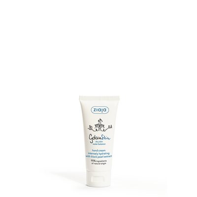 Ziaja GdanSkin drėkinamasis rankų kremas su juodųjų perlų ekstraktu, 50 ml