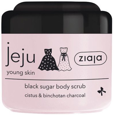 Ziaja jeju juodasis cukraus kūno šveitiklis, 200 ml