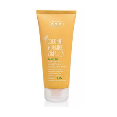 ZIAJA KOKOSŲ APELSINŲ DRĖKINAMASIS ŠAMPŪNAS, 200 ml