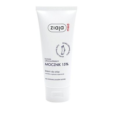 Ziaja MED Pėdų kremas Ultra-Moisturizing With Urea 15%, 100 ml