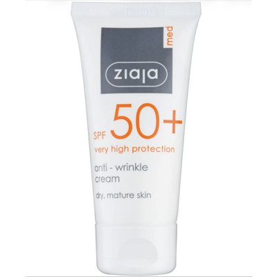 ZIAJA med priešraukšlinis veido kremas SPF 50+, 50 ml