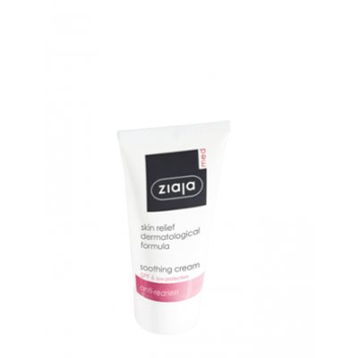 Ziaja Med raminamasis veido kremas nuo paraudimo SPF6, 50 ml