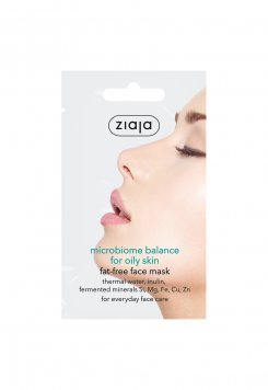 ZIAJA mikrobiominė riebiai odai veido kaukė, 7 ml