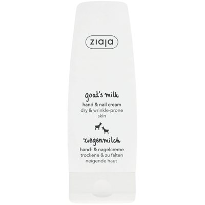 Ziaja ožkų pieno rankų ir nagų kremas, 80 ml