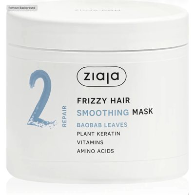 ZIAJA plant essentials baobab leaves glotninamoji kaukė garbanotiems plaukams, 350 ml