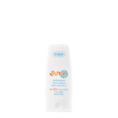 ZIAJA SUN ANTIOKSIDACINIS VEIDO KREMAS SPF 50+, 50 ml