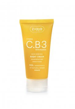ZIAJA vitamin C.B3 niacinamide naktinis veido kremas, 50 ml