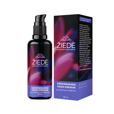 ŽIEDĖ, drėkinamasis veido kremas su hialurono rūgštimis, 50 ml