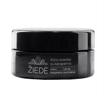 ŽIEDĖ, kūno sviestas su kanapėmis, 100 ml